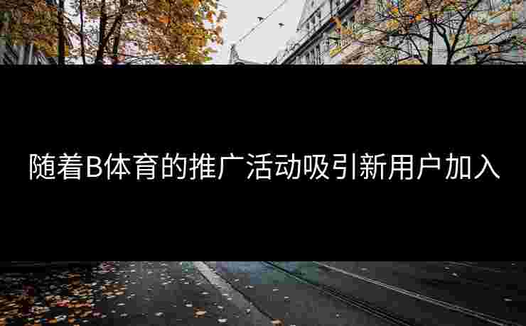 随着B体育的推广活动吸引新用户加入