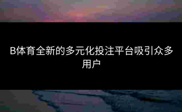 B体育全新的多元化投注平台吸引众多用户