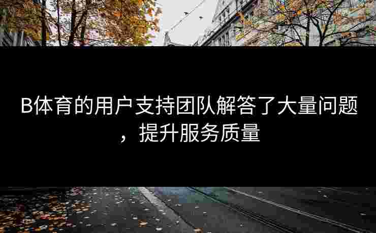B体育的用户支持团队解答了大量问题，提升服务质量